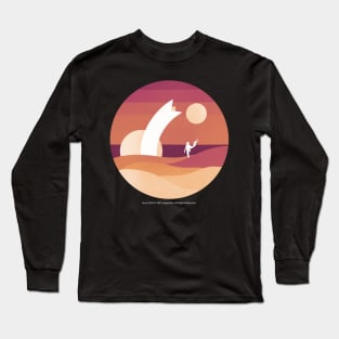 Minimalist Arrakis, Sunset Long Sleeve T-Shirt